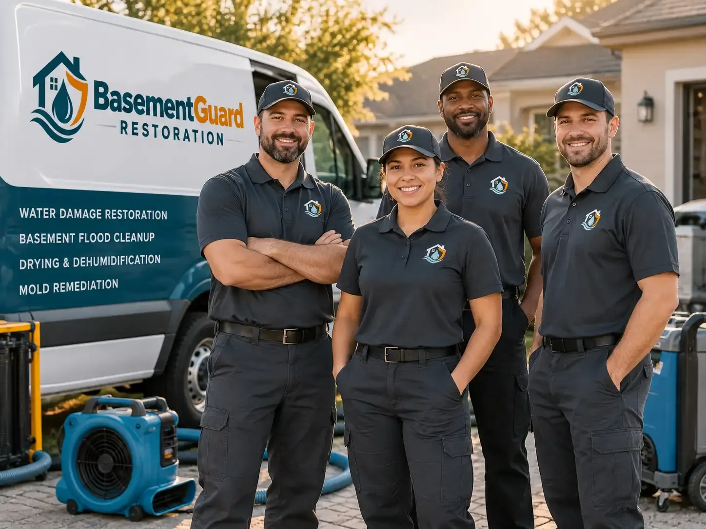 Basement Water Damage Restoration company in Evans, LA